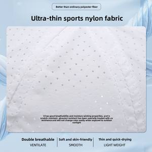 Casquette de golf professionnelle en nylon pour l'été, protection UV, entièrement en maille, séchage rapide, respirante, durable, légère, portable, logo personnalisé - Product Image 4