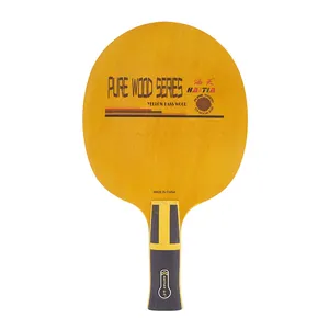 Custom Logo Basewood Oppervlakte Core Candlenut Tafeltennisblad Hout Racket Groothandel Ping Pong Paddle Blade