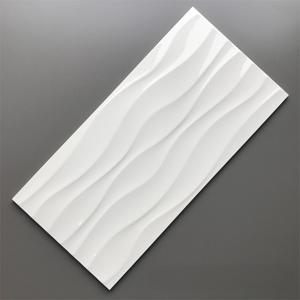 Azulejos <span class=keywords><strong>de</strong></span> pared <span class=keywords><strong>de</strong></span> cerámica pulida <span class=keywords><strong>de</strong></span> 300x600mm con brillo moderno, azulejos <span class=keywords><strong>de</strong></span> alta acristalamiento, azulejos convexos a cuadros verdes <span class=keywords><strong>de</strong></span> piedra, cocina y baño - Product Image 1