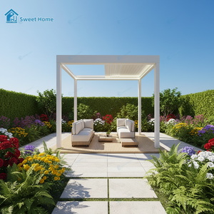 Pérgola Retráctil de Aleación de Aluminio de Alta Calidad Sweet Home, Pérgola Exterior Hecha <span class=keywords><strong>a</strong></span> Medida, Buena Calidad, Fácil de Montar, Toldo para Patio - Product Image 5