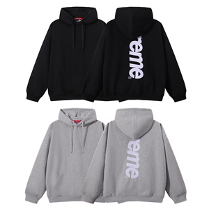 Felpa con Cappuccio Super 22FW in Raso con Applicazioni, Replica <span class=keywords><strong>1</strong></span>:<span class=keywords><strong>1</strong></span>, Felpe Personalizzate Uomo 24FW - Product Image 1