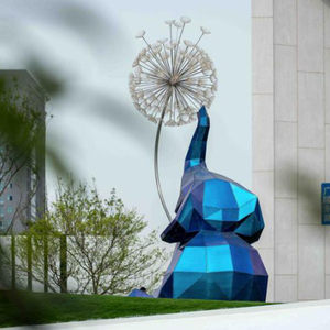 Statua di <span class=keywords><strong>Elefante</strong></span> <span class=keywords><strong>Grande</strong></span> K455 con il Tronco Sollevato, Non Dipinta, in Bronzo, per Hotel e Uso Commerciale - Product Image 4