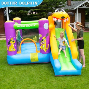 Bác Sĩ Cá Heo Trong Nhà Nhỏ Trẻ Em Inflatable Lâu Đài Bouncy Oxford Vải Nhà Bouncy Cho Trẻ Em Bên Không Khí-Đầy Vui Vẻ - Product Image 4