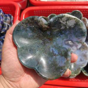 Vente <span class=keywords><strong>en</strong></span> gros de bols irréguliers <span class=keywords><strong>en</strong></span> Agate mousse et Lapis-lazuli, ornements, récipients de <span class=keywords><strong>divination</strong></span> et de sacrifice, pierres de guérison et décorations <span class=keywords><strong>en</strong></span> cristal - Product Image 1