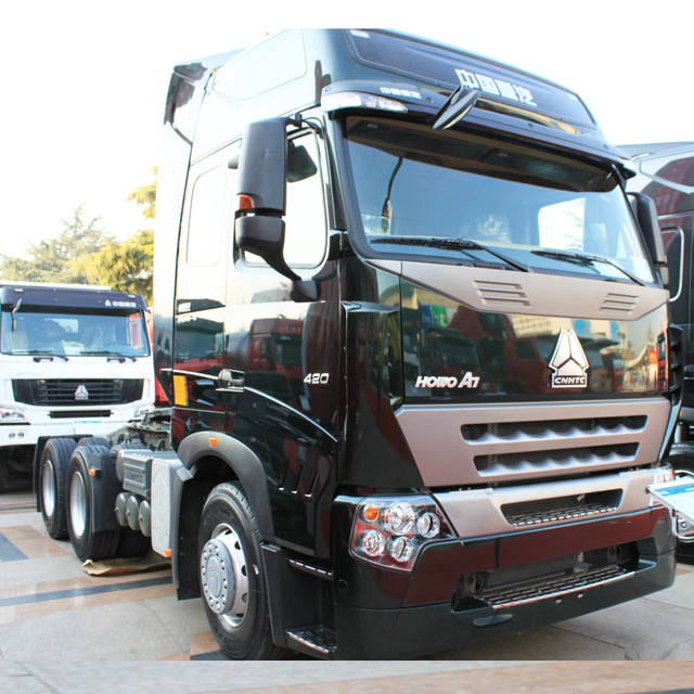 Sinotruck 375HP 420HP New Used 6X4 10 Wheeler HOWO A7 Tractor Truck for Sale
