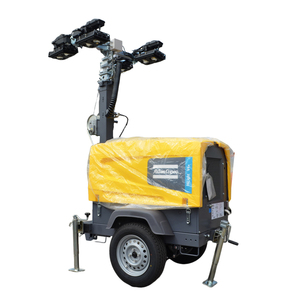 Tháp đèn chiếu sáng di động Atlas Copco HiLight V4+ V5+ ngoài trời 5m LED điện dùng cho công nghiệp, cần cẩu, sử dụng tay, di động - Product Image 1