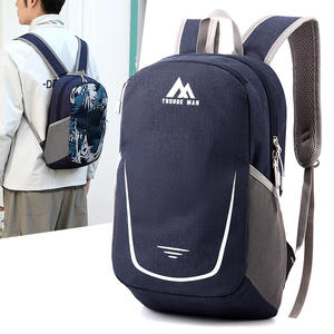 Unisex Lightweight Outdoor <b>Backpack</b> Large Capacity <b>Waterproof</b> Zipper Simply Sports Travel Bag Wholesale Fashionable Durable - Product Image 1