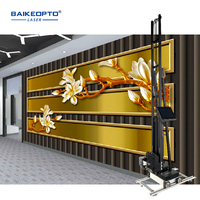 Machine de peinture murale 3D automatique BK-UP200P, encre UV, publicité commerciale, décoration artistique, impression haute résolution