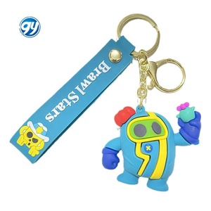 <span class=keywords><strong>Brawl</strong></span> <span class=keywords><strong>Stars</strong></span> Spike Llavero Juego Personaje Coche Llavero Bolsa Encanto Accesorio Regalo - Product Image 1