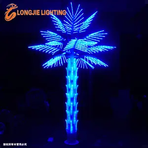 H:300cm lễ hội trang trí ngoài trời nhân tạo LED dừa/plam cây ánh sáng