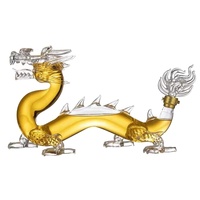 Bouteille de carafe à vin en forme de dragon animal créatif en borosilicate soufflé à la main