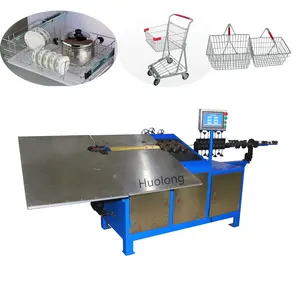 CNC đầy đủ tự động 2D Dây Máy Uốn, tự động cho ăn uốn và cắt