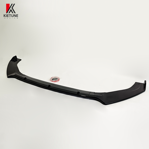 KIETUNE 3 pièces, séparateur de pare-chocs avant de voiture noir de haute qualité, spoiler à visser, ajustement parfait pour <span class=keywords><strong>Golf</strong></span> MK 7/7.5 <span class=keywords><strong>GTI</strong></span> 2014-2019 - Product Image 4