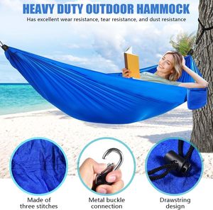<span class=keywords><strong>Amaca</strong></span> da Campeggio per Adulti e Bambini, Portata 500 libbre, Leggera e Portatile, Singola/Doppia, <span class=keywords><strong>con</strong></span> Cinghie per Alberi e Borsa da Trasporto, per Escursionismo e Viaggi - Product Image 3
