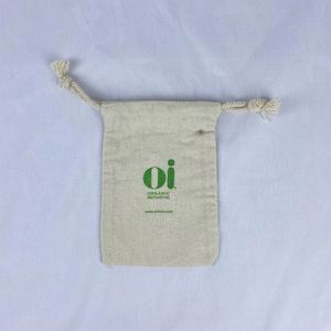Eco-Sustainable <b>Drawstring</b> Bag Easy Clean <b>Pouch</b> Bag Cotton Dust <b>Drawstring</b> Bag Biodegradable Durable Canvas <b>Pouch</b> - Product Image 3