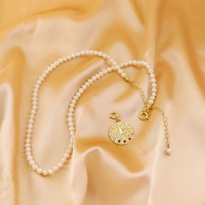 <span class=keywords><strong>Collana</strong></span> con Perla Naturale d'Acqua Dolce Rotonda a Forma di Cometa - Product Image 1