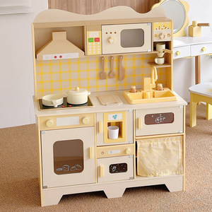 Children's <strong>Kitchen</strong> <strong>Toy</strong> Sound Light Water Play Wooden Cooking Tools Simulation <strong>Small</strong> Kitchenware 3-6 Years Old Kindergarten China - Product Image 3