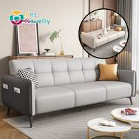 Sofá Cama Deslizable Antnovelty de 150 cm con 2 Plazas, Chaise Longue con Almacenamiento y Otomana con Almacenamiento, Envío Gratis, Altavoz, Tamaño Queen