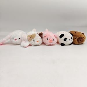 Porte-clés en peluche Capybara avec perles, super doux, jouet d'anime pour enfants et adultes, cadeaux d'anniversaire, commande en gros usine - Product Image 3