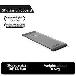 Accessori per tavolo da <span class=keywords><strong>campeggio</strong></span> IGT-XY con piano in vetro temperato, moduli IGT a mezza unità, attrezzatura per sostituire gli accessori - Product Image 4