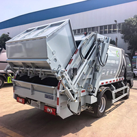 Camion à ordures compacteur FOTON FORLAND 5/6/7CBM neuf d'usine, 4X2, chargement arrière, camion collecteur de déchets à vendre