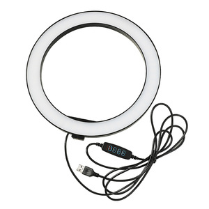 Anello di Luce 3 Luci di Colore e 10 Dimmerabile Luminosità, Premium Trucco LED di Illuminazione per Lo Streaming, <span class=keywords><strong>Video</strong></span> di <span class=keywords><strong>YouTube</strong></span>, foto, - Product Image 2