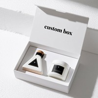 Emballage de service d'impression personnalisé boîtes d'emballage de lotion corporelle pour soins de la peau ensembles de maquillage du visage boîte cadeau cosmétique complète