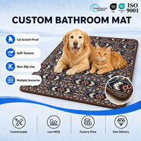 Tapis de bain Qianfan à séchage rapide, absorbant, gris, texturé, tissé, pour salle de bain, logo personnalisé, OEM, vente en gros, usine