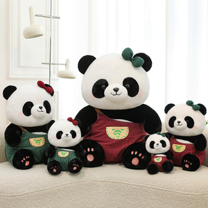 Peluche De Panda Rojo De 45 O 65 Cm – Animal De Peluche Suave De Poliéster Para Decoración, Abrazos Y Regalo En Cumpleaños O Navidad