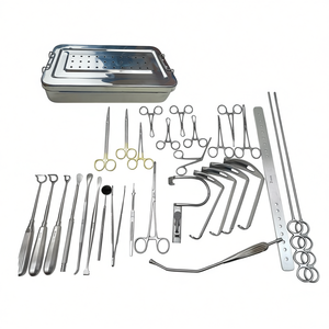 Juego completo de Cirugía de amígdalas y adenoides, 22 piezas con caja, instrumentos reutilizables con certificación CE - Product Image 1