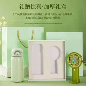 Nouvelle idée 2024 : Coffret cadeau pour femme style professionnel – Mini ventilateur, parapluie, bouteille d'eau, serviette – Personnalisation couleur et logo par sérigraphie - Product Image 3