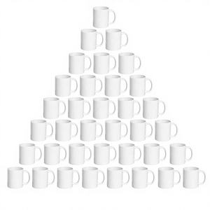 Tazas de Café de Porcelana Blanca de 11 oz, Proveedor Chino, Sublimación por Transferencia de Calor, Personalizadas al por Mayor, Aptas para Microondas y Lavavajillas, Modernas - Product Image 1