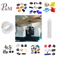 Pièces en plastique nylon personnalisées P&M, traitement des pièces en plastique POM, ABS, PC