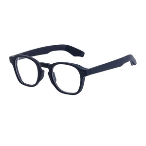 Gafas con montura redonda unisex con estilo, material de PC, montura completa, protección anti UV, lentes planas para hombres y mujeres - Product Image 5