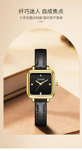 นาฬิกาควอตซ์กันน้ำสำหรับสุภาพสตรีนาฬิกาหรูหราของผู้หญิง - Product Image 5