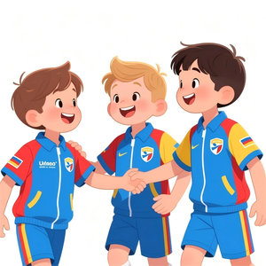 Ropa Deportiva Infantil Personalizada Profesional, Algodón Grueso, OEM/ODM, Solución Integral para Mercados Globales - Product Image 4