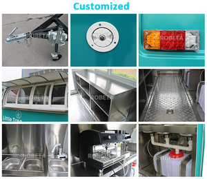 <span class=keywords><strong>California</strong></span> móvil carros de comida para la venta bórax pequeño al por menor carros para café, chocolate caliente de la máquina expendedora - Product Image 2