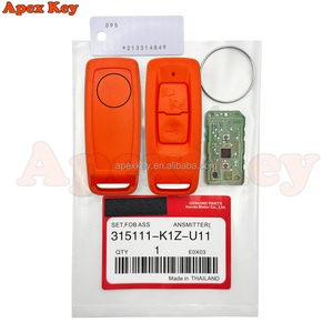 Llave Remota Original OEM Colorida para Motocicleta PCX160 2021-2023, 2 Botones, 433.92MHz, Chip 47, FCCID 35111-K1Z-U11 2023, Negra, ABS - Product Image 5