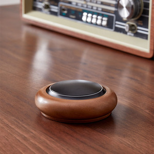 Solid Wood <b>Car</b> Air Freshener Walnut Material Long Lasting Scent Desktop Decorative <b>Ornament</b> For Vehicle Interior - Product Image 1