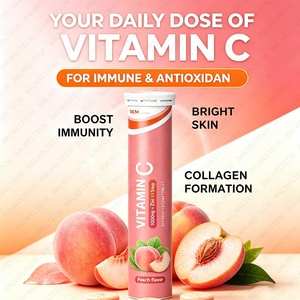 Comprimés effervescents de vitamine C en gros, faible MOQ, blanchiment de la peau, pour les vendeurs Amazon FBA, conformité COA, test tiers - Product Image 2