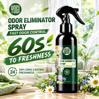 YOGI Spray Éliminateur d'Odeurs 60 Secondes Fraîcheur Longue Durée Puissant Contrôle des Odeurs Intérieures Spray Maison