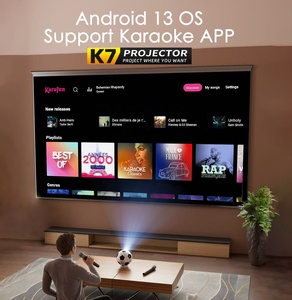 Tự Động Tập Trung Bóng Đá K7 LCD Android 13 Hệ Thống 1080P Full HD Wifi 6 Video Rạp Chiếu Phim Nhà Thông Minh 5G Điện Thoại Movie Chiếu - Product Image 4