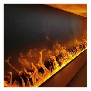 300cm 3d Water Vapor Steam Fireplace Led Intelligent Electric Smart Kamin With Water Vapour Fireplace