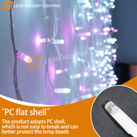 Rideaux lumineux LED intelligents programmables CE IP67 pour décorations architecturales de jardin avec spécifications personnalisables