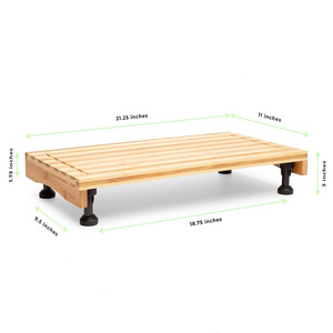 Tagliere Grande in Legno Ecologico con Copertura Regolabile per Piano Cottura, Scanalature per Succhi e Superficie Oleorepellente per Uso Alimentare in Cucina - Product Image 2