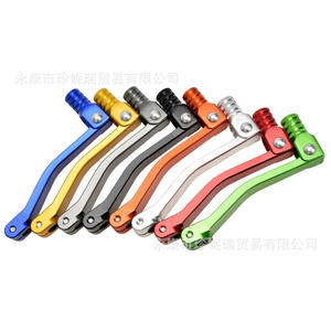 Levier de changement de vitesse à motif triangulaire CNC pour moto tout-terrain, pièce de rechange pour boîte de vitesses en aluminium, bleu, or, gris, noir, Orange, argent - Product Image 2