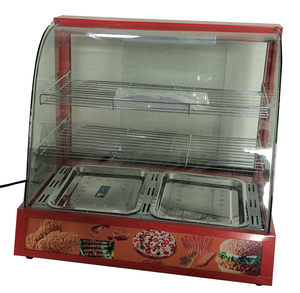 Lyroe Commercial Cuisine Hôtel Verre Top Pâtisserie Comptoir Électrique En Acier Inoxydable Présentoir De Nourriture Exposition Bain <span class=keywords><strong>Marie</strong></span> Réchauffeur - Product Image 3