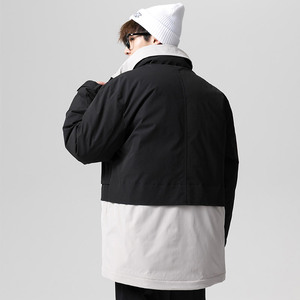 2 renk yönlü sıcak yastıklı kirpi erkek kış sıcak ve rahat aşağı ceket ceket kış erkek kış ceket 1 parça erkekler için - Product Image 2