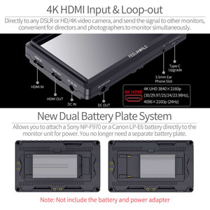 Feelworld FW568 V3 6-Inch 3D Lut Trên Máy Ảnh Màn Hình IPS Full HD 1920X1080 Hỗ Trợ <span class=keywords><strong>HDMI</strong></span> Nghiêng Cánh Tay Điện DSLR Lĩnh vực Màn Hình - Product Image 5