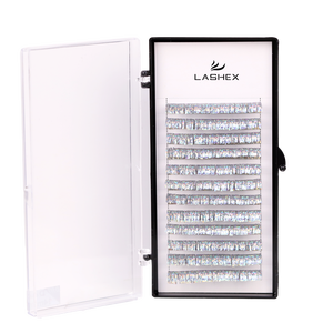 Extension de cils holographique individuel de marque privée en gros extension de cils cils extension de cils colorés brillants - Product Image 2